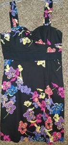 Candies Black Floral Dress